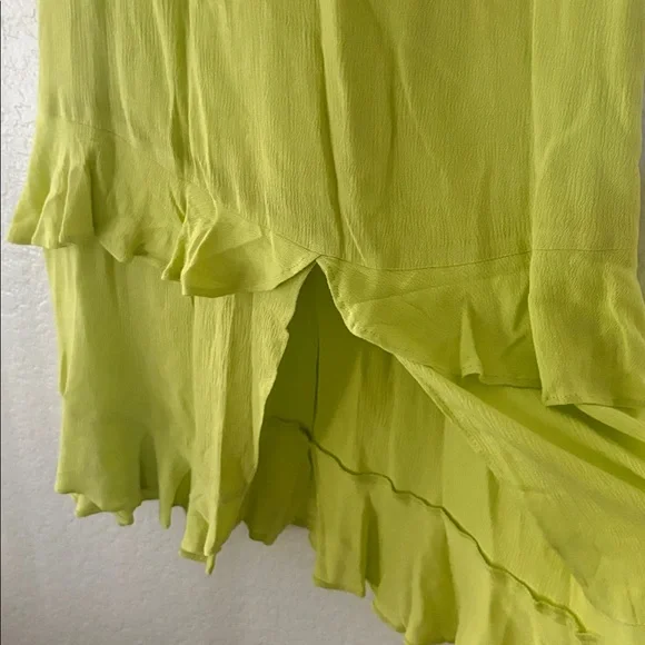 Lulus Island Time Lime Green Ruffled Midi Dress - Picture 11 of 15